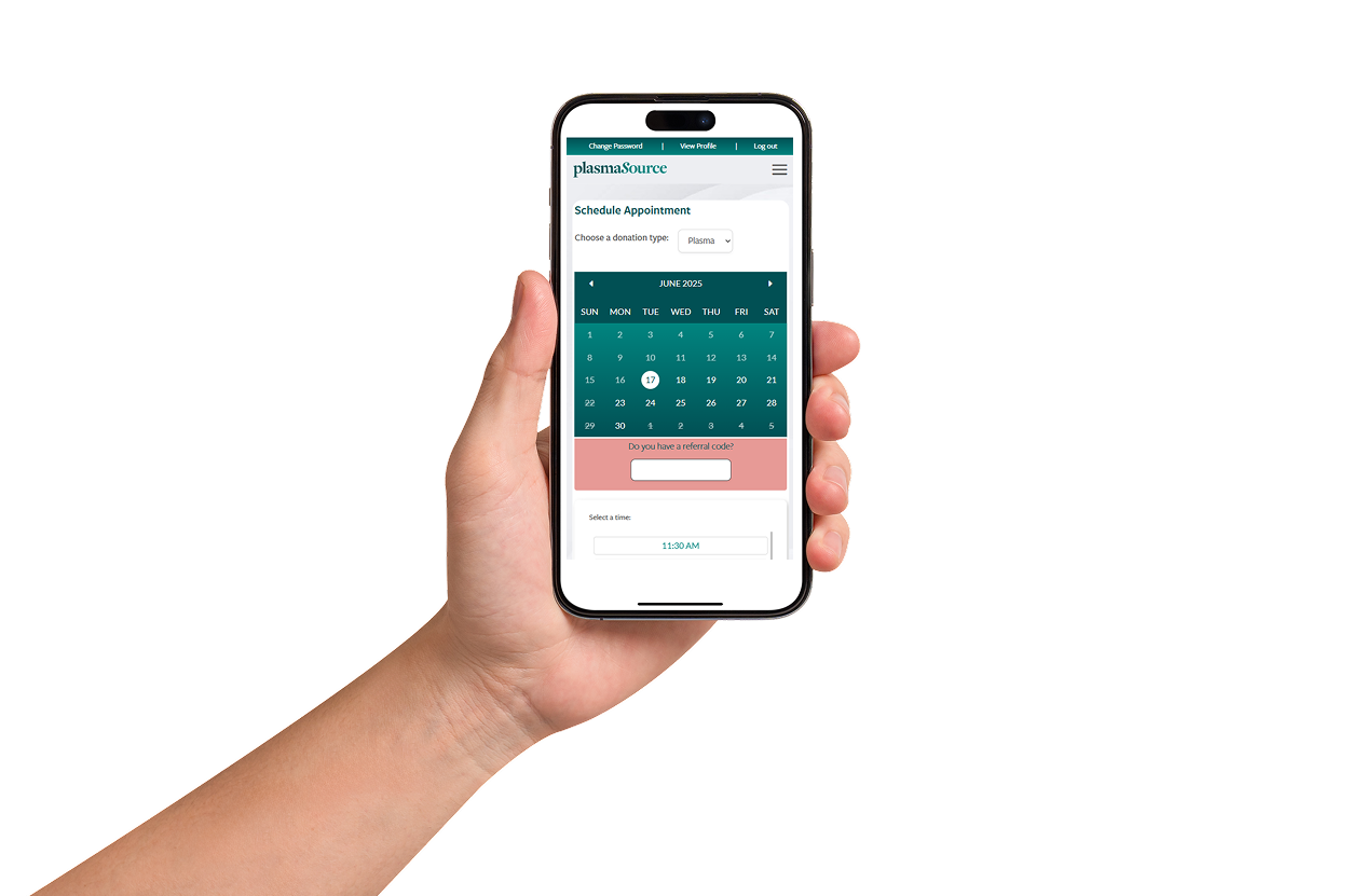 Schedule an appointment on your phone